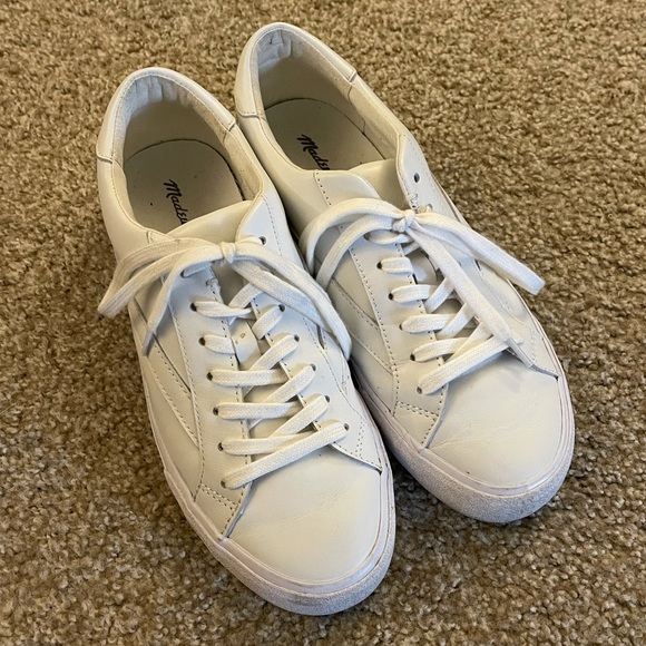 Madewell Shoes - Madewell Women's Sidewalk Low-Top Sneakers Leather
